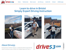 Tablet Screenshot of drive53.com